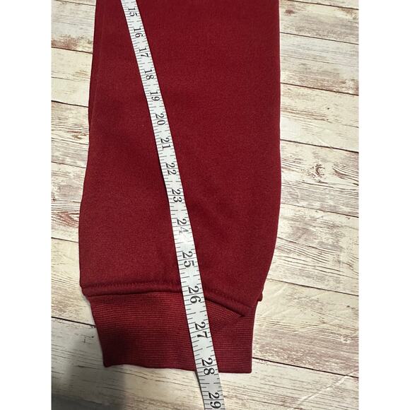 Zoo York Drawstring Jogger Sweatpants Size Medium Crimson Red Fleece - Picture 6 of 6